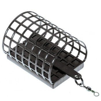 Кормушка Jaxon EKO полукруглая открытая мет. 34/44mm 50g (148230) AW-PA050