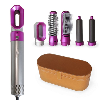 Мультистайлер 5 в 1 для завивки та укладання волосся HAIR BRUSH з насадками та коробкою