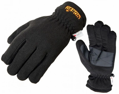 Рукавички флісові Norfin VECTOR (100% PL, штучна шкіра, утепл.THINSULATE) р. XL (134380) 703023-04XL