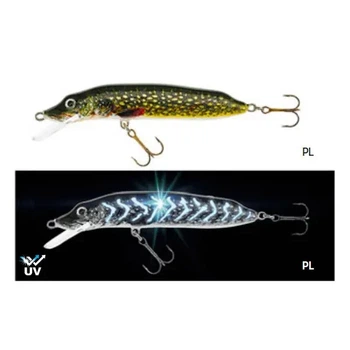 Воблер Jaxon HS Pike UV 10cm цвет PL, вес 10g загл. 0,6-2,0m плав. (124396) VU-PI10FPL