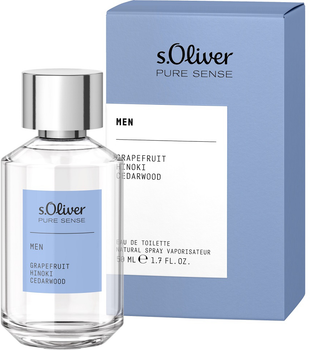 Туалетна вода для чоловіків s.Oliver Pure Sense 50 мл (4011700817047)