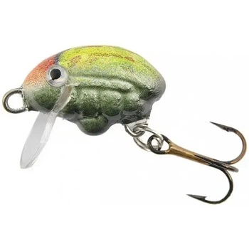 Воблер Jaxon HS Bug 2cm цвет LV, вес 1.8g загл. 0,1m тонущ. (97431) VJ-SP02SLV