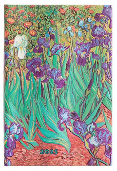 Kalendarz Paperblanks 2025 Van Gogh’s Irises Mini tygodniowy Verso (9781408757598)