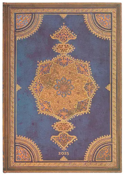 Kalendarz Paperblanks 2025 Safavid Indigo Grande tygodniowy vertical (9781408758335)