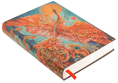 Kalendarz Paperblanks 2025 Firebird Midi dzienny Flexi (9781408758380)