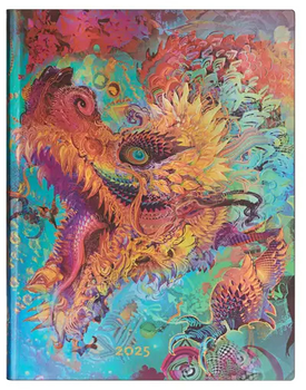 Kalendarz Paperblanks 2025 Humming Dragon Ultra dzienny Flexi (9781408758496)