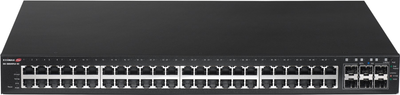 Switch Edimax 54-Port Gigabit PoE+ Long Range with 6 SFP+ 10G Ports Black (GS-5654PLX V2)