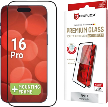 Захисне скло Displex Premium Glass FC Anti-Reflex для Apple iPhone 16 Pro (4028778123703)