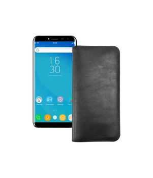 Портмоне з шкіри для телефону Oukitel C8 Чорний