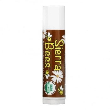 Органічний бальзам для губ "Кокос", Coconut, Sierra Bees, Organic Lip Balm, 4,25 г