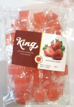 Мармелад фруктовий полуниця King 500 г