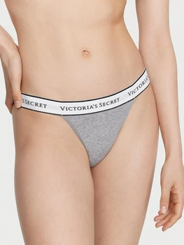 Трусики бикини женские хлопковые Victoria's Secret 26825607 2XL Серые (154100516432)