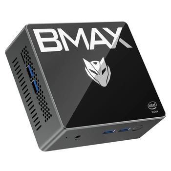 Мини ПК BMAX B2 PRO / Intel Celeron J4105 / RAM 8GB / SSD 256GB / 2 x HDMI / LAN / Wi-Fi 5 / Bluetooth 5.0 / Windows 11 / Grey