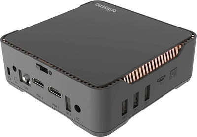 Мини ПК Ordissimo Luna 2 / Intel Celeron J3455 / RAM 4GB / eMMC 64GB / 2 x HDMI / LAN / Wi-Fi 5 / Bluetooth / Windows 11 / Серый