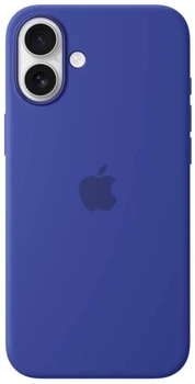 Чохол силіконовий OEM Silicone Case with MagSafe для iPhone 16 Plus Ultramarine