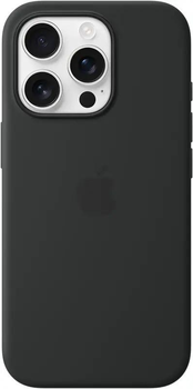 Чохол силіконовий OEM Silicone Case with MagSafe для iPhone 16 Pro Black