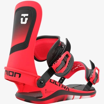 Крепления для сноуборда Union Ultra Men (Hot Red) красные крепы юнион сноубордические фристайл L