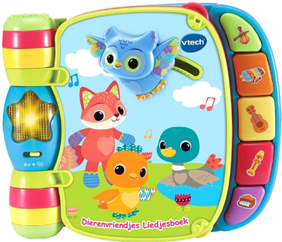 Інтерактивна іграшка VTech Baby Книжечка Друзі тварин Блакитна (3417761667729)