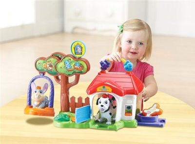 Zestaw do gry Vtech Zoef Zoef Animals Swing And Play Doghouse (3417761892626)