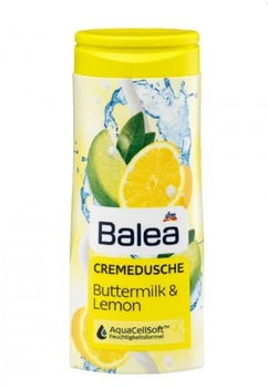 Крем-гель для душу Balea Buttermilk and emon Масляна Лимон 300мл Німеччина 4058172923111