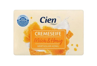 Крем-мило Cien Creme Seife Milch & Honig з молоком та медом 150гр. Німеччина 4056489366478