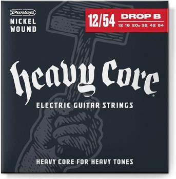 Струни для електрогітар Dunlop DHCN1254 Heavy Core Electric Guitar Strings (12-54)