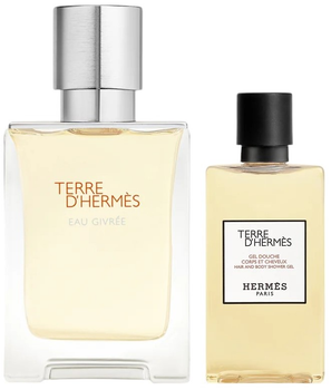 Подарунковий набір для чоловіків Hermes Terre d'Hermes Eau Givree Парфумована вода 100 мл + Гель для душу 80 мл (3346130417194)