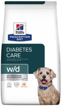 Сухий корм для собак з діабетом Hill's Prescription Diet canine w/d з куркою 4 кг (0052742665801)