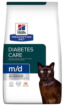 Сухий корм для кішок Hill's Prescription Diet m/d Diabetes Care з куркою 3 кг (0052742048208)