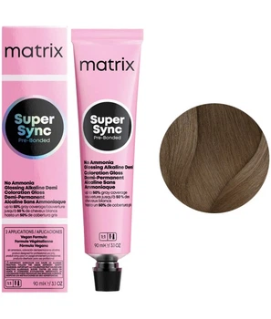 Крем-краска безаммиачная Matrix Super Sync Pre-Bonded №7NA Natural ash blonde 90 мл (24983WB)