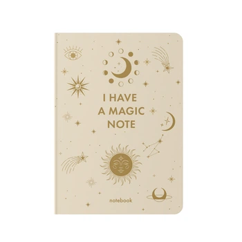 Блокнот ORNER "I HAVE A MAGIC NOTE" А5 144 листа в клеточку Бежевый