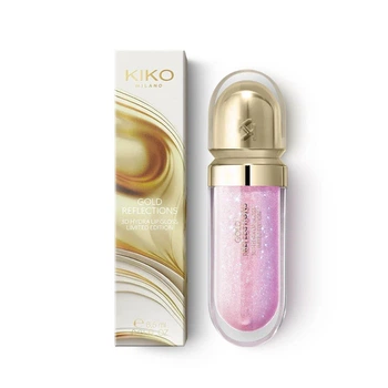 Блеск для губ Kiko Milano Gold Reflections 3d Hydra Lipgloss 01 Glowing Lilac 6.5 мл