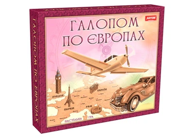 Настольная игра Artos Галопом по Европам (укр.) (62084)