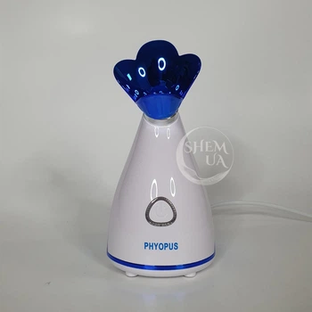 Сауна для кожи лица паровая с ингалятором Phyopus 2в1, распариватель для омоложения и увлажнения лица с ионизатором CL-5358