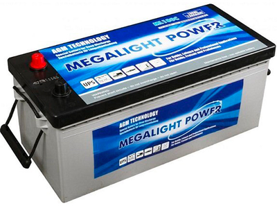 Акумулятор стаціонарний Megalight AGM 230Ah (+/-) 518х276х230 мм (2000962958744)
