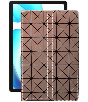 Чохол з екошкіри для планшету Realme Pad 2021 Коричневий ромб