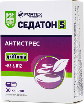 Седатон антистресс Baum Pharm капсулы №30 (3800212716921)