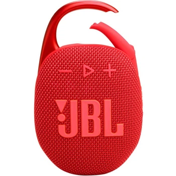 Портативная колонка с мощным звуком 7 Вт JBL Clip 5 Bluetooth красная