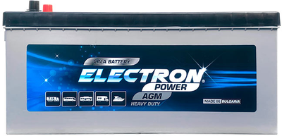 Аккумулятор стационарный Electron AGM 220Ah (-/+) Deep Cycle 518х276х230 мм (3800053692200)