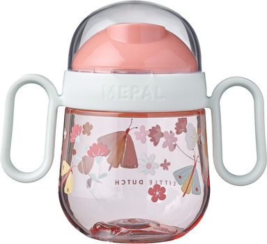 Kubek niekapek Mepal Little Dutch Flowers Butterflies Non Drip Mug 200 ml (8720294031055)