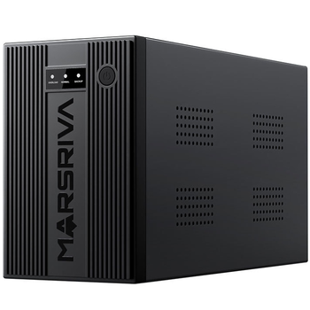 Источник бесперебойного питания Marsriva MR-UF1000 1000ВА/600Вт Line-Interactive LED version 3xAC Outlets 2*12V/9Ah Black (MR-UF1000)