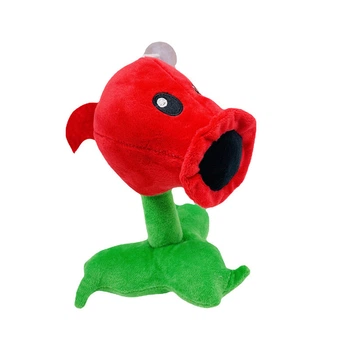 Игрушка мягкая Красный горохострел Растения против Зомбі Plants vs Zombies 18 см