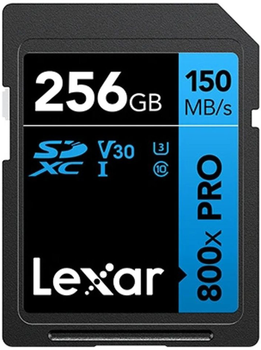 Карта памяти Lexar 256GB SDXC class 10 UHS-I (LSD0800P256G-BNNNG)
