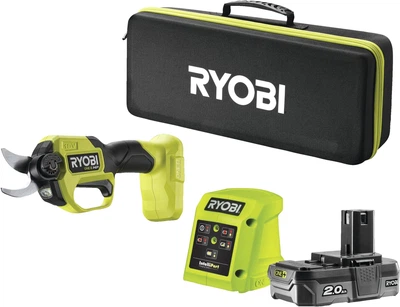 Секатор акумуляторний RYOBI ONE+ HP RY18SCXA-120T 18В, d різа 28 мм, 0.83 кг, кейс (АКБ 1х2 А·год і ЗП) (5133005788)