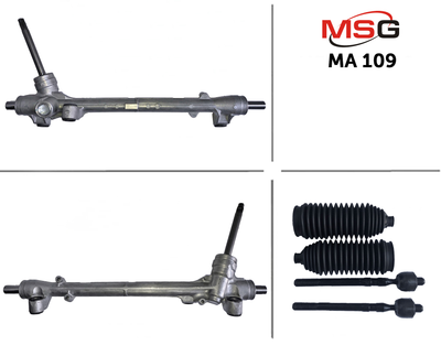 Рульова рейка без ГУР Mazda 6 12-, Mazda 3 13-19 MSG MA109 (GHT2-32-110d, GHT2-32-110B, GHT2-32-110C)
