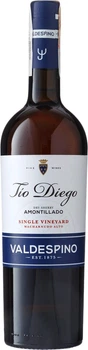 Вино кріплене Valdespino Amontillado Tio Diego біле сухе 0.75 л 18% (8412449102177)