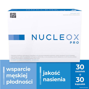 Witaminy NutroPharma Nucleox PRO 30 saszetek + 30 kapsułek (5907513003847)