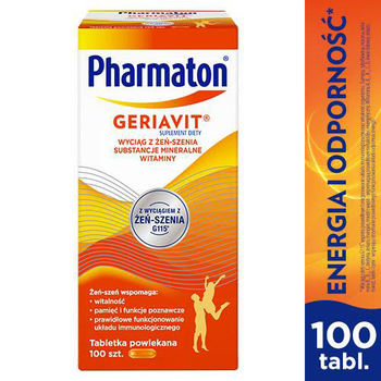 Вітаміни Pharmaton Geriavit 100 таблеток (5902502365227)