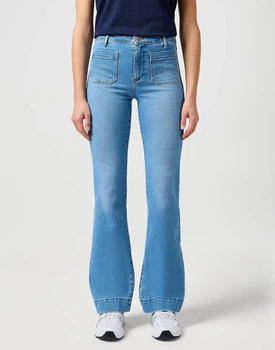Джинсі Wrangler Flare Синій W28L32 112332420