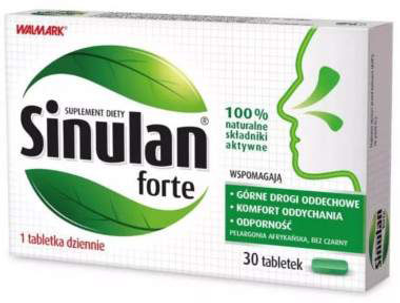 Дієтична добавка Walmark Sinulan Forte 30 таблеток (8594003973093)